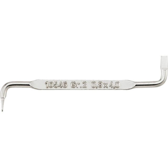Stahlwille 73273004 - L-shaped hex key 1.2x8 mm L.150 mm