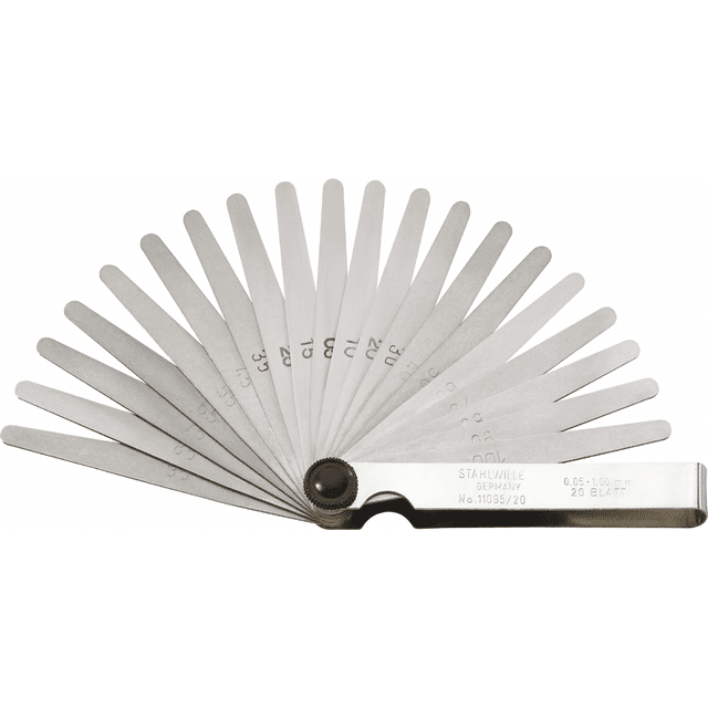 Stahlwille 74240001 - Calibres de espesores de precisión 13 hojas 0,05 - 1 mm - Ferrotecnia