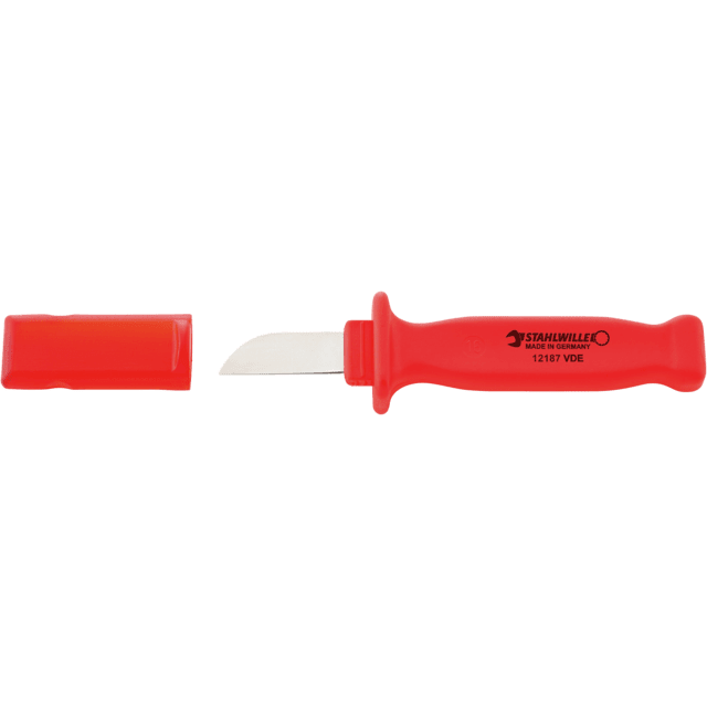 Stahlwille 77020700 - Cuchillo para cables VDE con hoja recta L.50 mm - Ferrotecnia