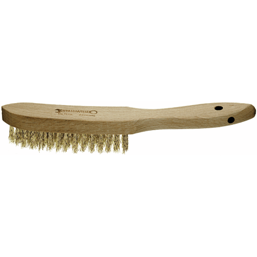 Stahlwille 77470001 - Cepillo de alambre de latón de 4 filas - Ferrotecnia