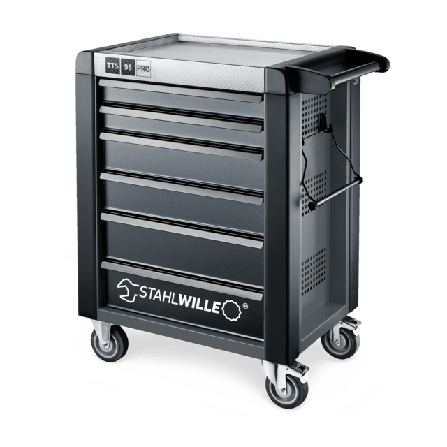 Stahlwille 81200160 - Anthracite tool trolley, 6 drawers