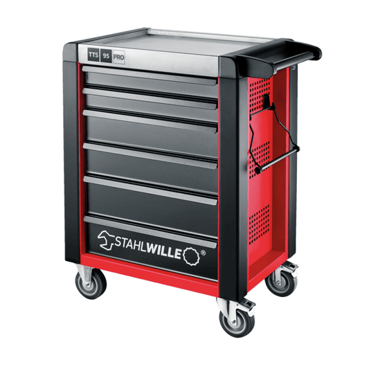 Stahlwille 81200162 - Carro portaherramientas rojo, 6 cajones - Ferrotecnia