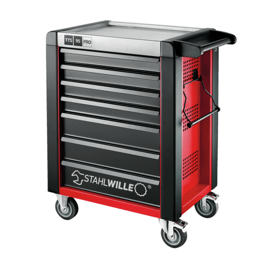 Stahlwille 81200165 - Carro portaherramientas rojo, 7 cajones - Ferrotecnia