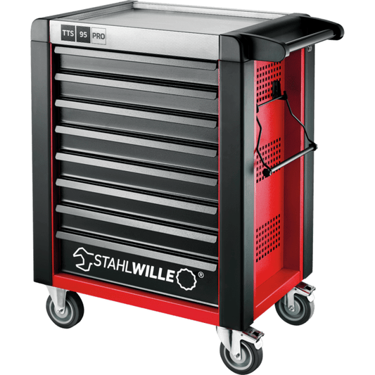 Stahlwille 81200168 - Carro portaherramientas rojo, 8 cajones - Ferrotecnia