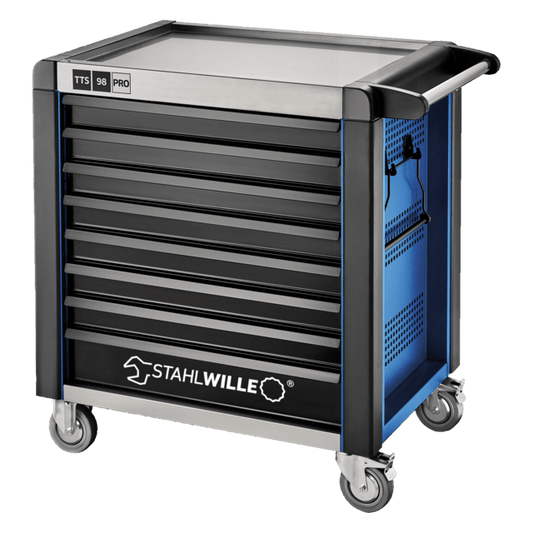 Stahlwille 81200173 - Carro portaherramientas azul, 8 cajones - Ferrotecnia