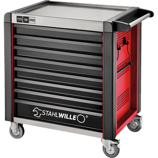 Stahlwille 81200174 - Carro portaherramientas rojo, 8 cajones - Ferrotecnia
