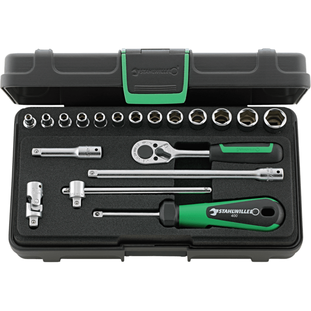 Stahlwille 96011124 - 1/4" 19-piece socket wrench set