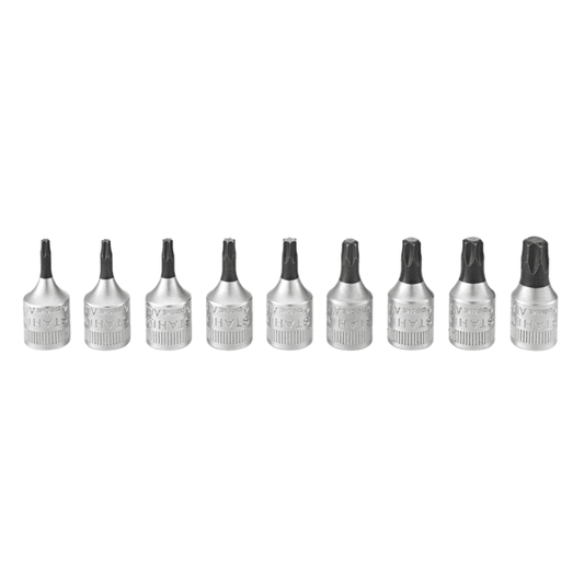 Stahlwille 96017709 - Juego de llaves de vaso para destornillador 1/4" 9 piezas - Ferrotecnia