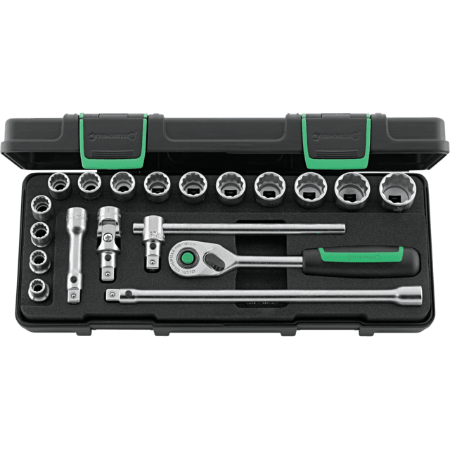 Stahlwille 96021180 - Juego de llaves de vaso QuickRelease 3/8" 19 piezas - Ferrotecnia