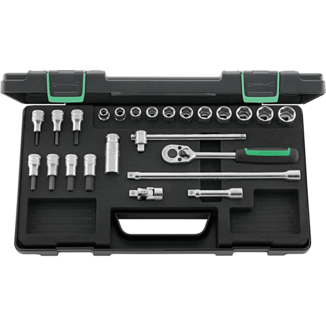Stahlwille 96021236 - 3/8" 24 Piece Socket Set