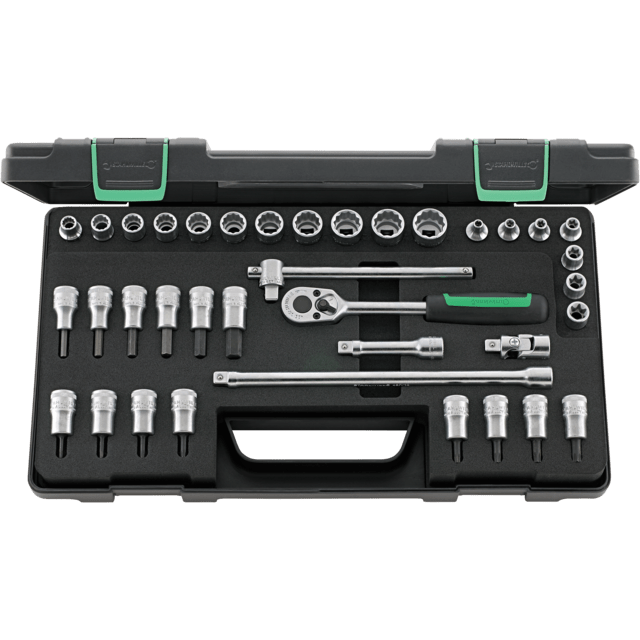 Stahlwille 96022119 - 3/8" 37 Piece Socket Set