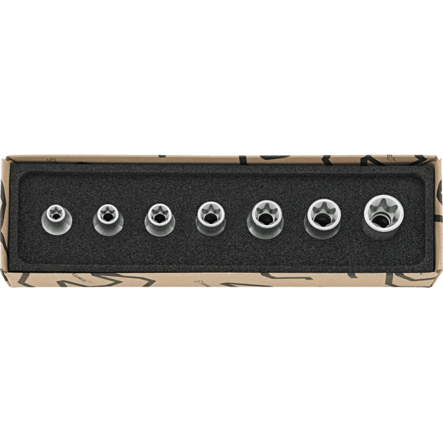 Stahlwille 96022702 - 3/8" 7 Piece Socket Set