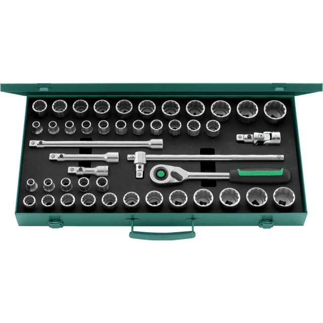 Stahlwille 96030107 - Juego de llaves de vaso QuickRelease 1/2" 45 piezas - Ferrotecnia
