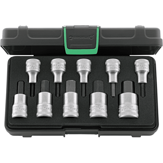 Stahlwille 96031508 - Juego de llaves de vaso para destornillador 1/2" 10 piezas - Ferrotecnia