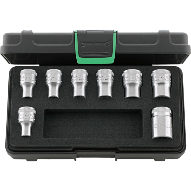 Stahlwille 96033704 - 1/2" 8-Piece Socket Set