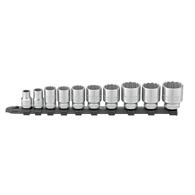 Stahlwille 96052010 - Juego de llaves de vaso 3/8" con carril 10 piezas - Ferrotecnia