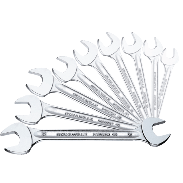 Stahlwille 96400314 - Juego de llaves de boca doble 6x7 - 21x24, 9 piezas - Ferrotecnia