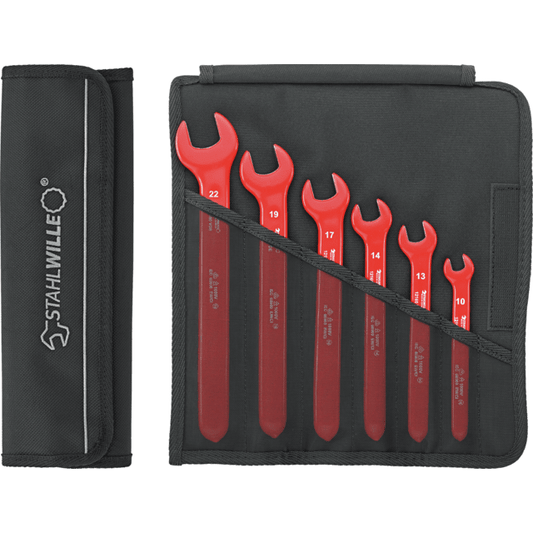 Stahlwille 96404301 - Juego de llaves fijas VDE 10 - 22 6 piezas - Ferrotecnia