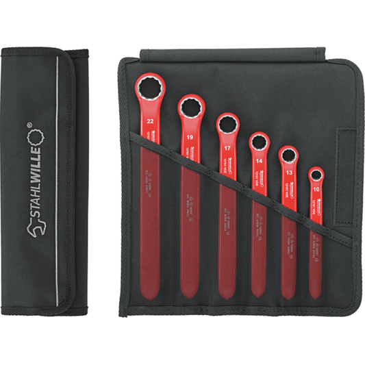 Stahlwille 96404302 - Juego de llaves fijas VDE 10 - 22 6 piezas - Ferrotecnia