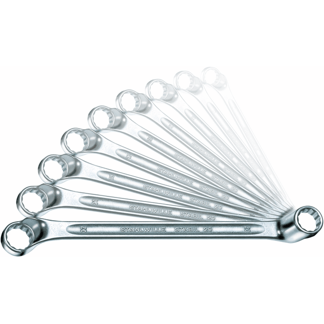 Stahlwille 96410407 - Juego de llaves de doble extremo 6x7 - 30x32 10 piezas - Ferrotecnia