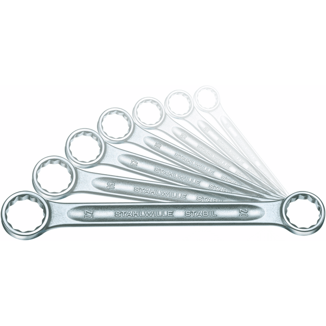 Stahlwille 96410501 - Juego de llaves de doble extremo 6x7 - 30x32 10 piezas - Ferrotecnia