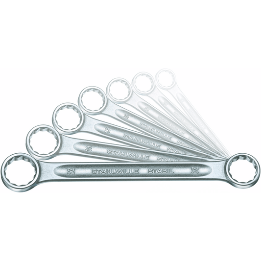 Stahlwille 96410503 - Juego de llaves de doble extremo 8x9 - 20x22 7 piezas - Ferrotecnia