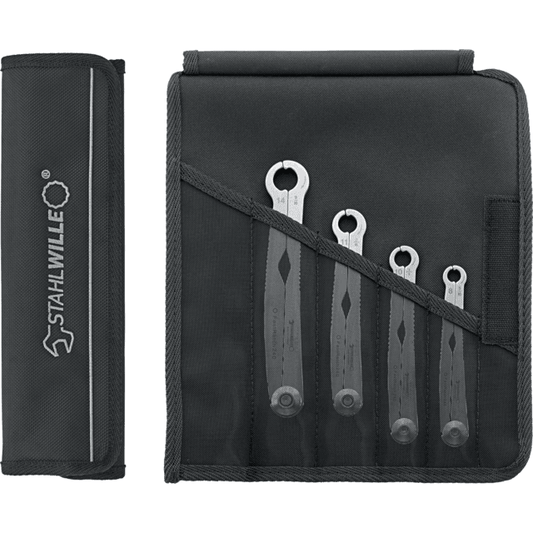 Stahlwille 96411003 - Juego de llaves de trinquete 8 - 14, 4 piezas - Ferrotecnia