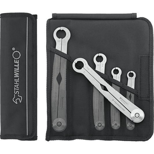 Stahlwille 96411005 - Juego de llaves de trinquete 10 - 19, 5 piezas - Ferrotecnia
