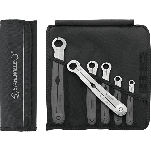 Stahlwille 96411006 - Ratchet Wrench Set 8-19, 6 Pieces