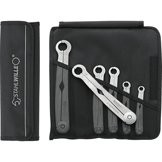 Stahlwille 96411006 - Juego de llaves de trinquete 8 - 19, 6 piezas - Ferrotecnia