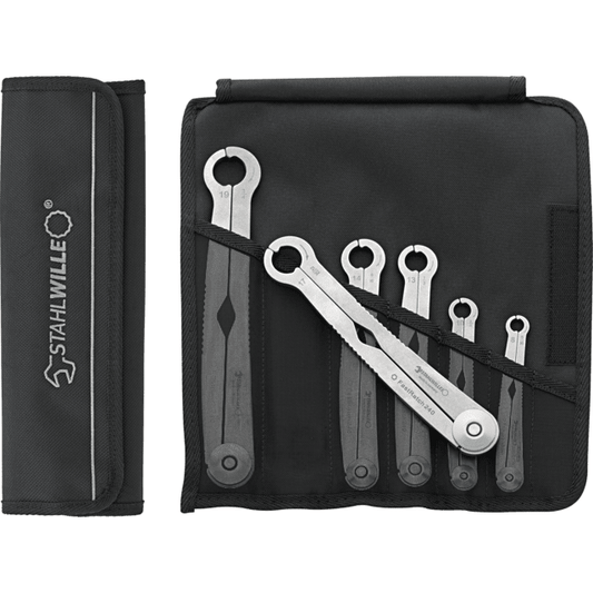 Stahlwille 96411006 - Juego de llaves de trinquete 8 - 19, 6 piezas - Ferrotecnia