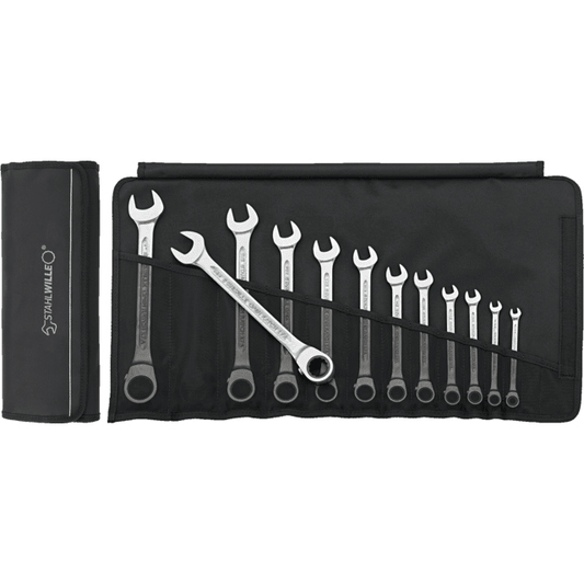 Stahlwille 96411713 - Juego de llaves combinadas con trinquete 1/4 - 1 12 piezas - Ferrotecnia