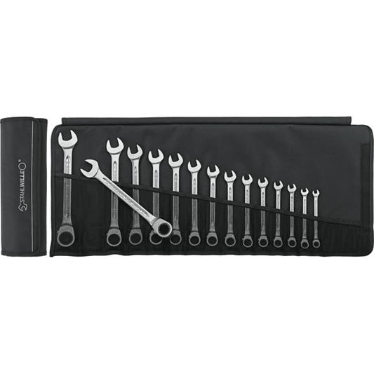 Stahlwille 96411715 - Juego de llaves combinadas de carraca 8 - 24, 15 piezas - Ferrotecnia