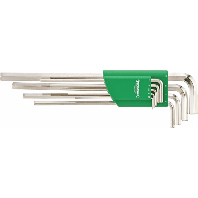 Stahlwille 96432100 - Juego de llaves hexagonales en L 1,5 - 10 mm 9 piezas - Ferrotecnia