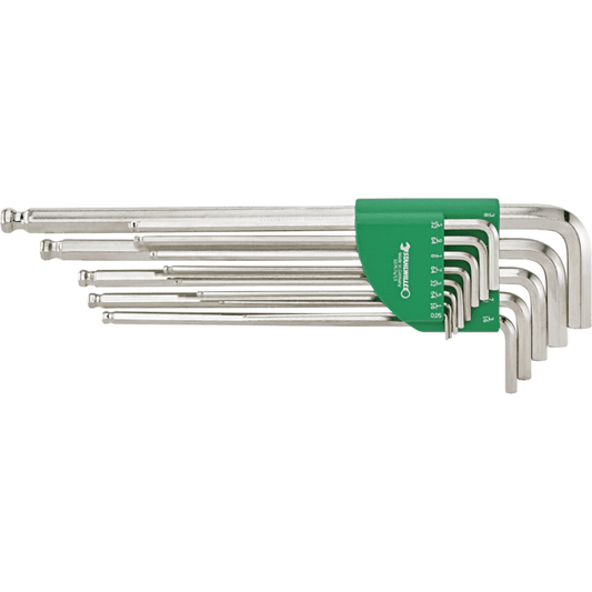 Stahlwille 96435700 - Juego de llaves de bola en forma de L 0,5 - 3/8" 13 piezas - Ferrotecnia