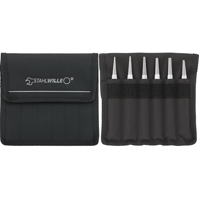 Stahlwille 96700600 - 6-piece punch/centering punch set