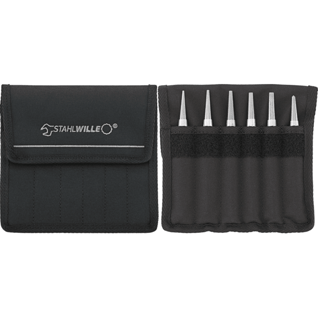 Stahlwille 96700600 - Juego de punzones/punzones de centrado 6 pcs - Ferrotecnia