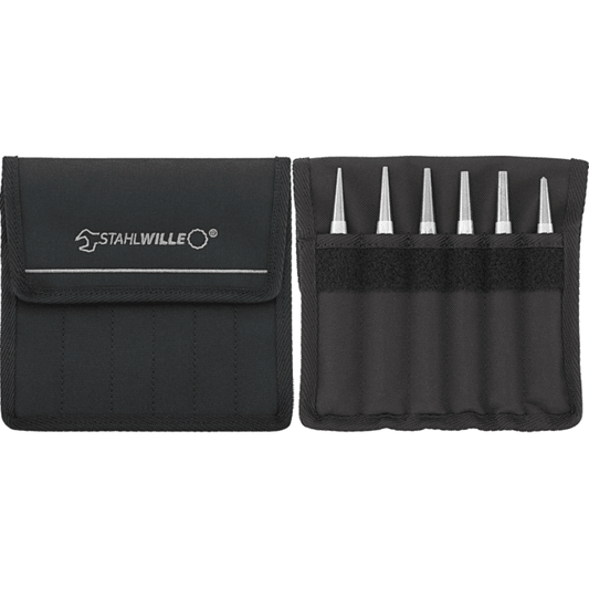 Stahlwille 96700600 - Juego de punzones/punzones de centrado 6 pcs - Ferrotecnia