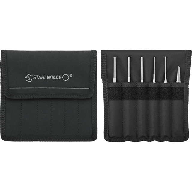 Stahlwille 96700710 - 6-piece punch/centering punch set
