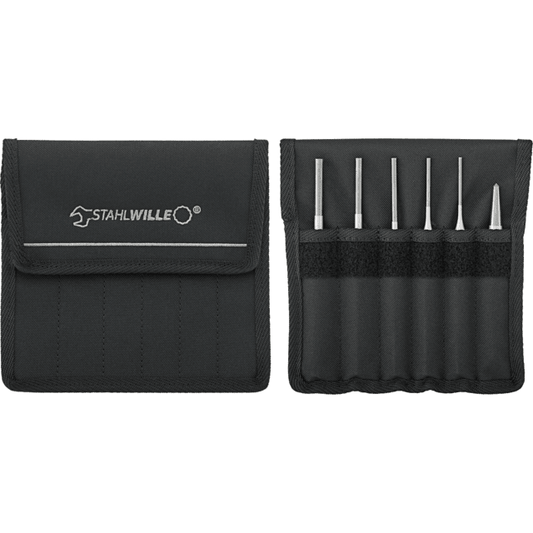 Stahlwille 96700710 - Juego de punzones/punzones de centrado 6 pcs - Ferrotecnia