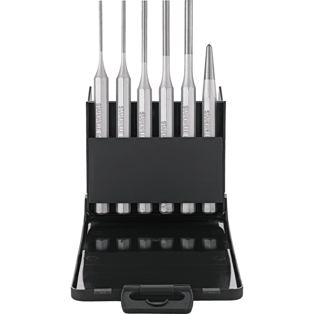 Stahlwille 96700712 - Juego de punzones/punzones de centrado 6 pcs