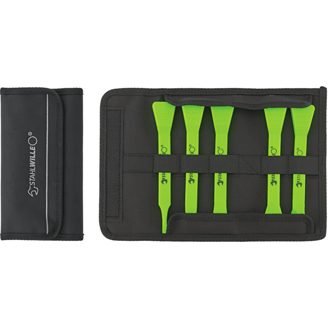 Stahlwille 96722700 - Juego de rascadores para plástico, 5 piezas - Ferrotecnia