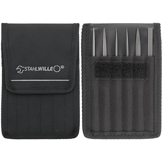 Stahlwille 96722801 - Juego de limas de aguja 6 piezas - Ferrotecnia