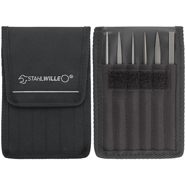 Stahlwille 96722801 - 6-piece needle file set