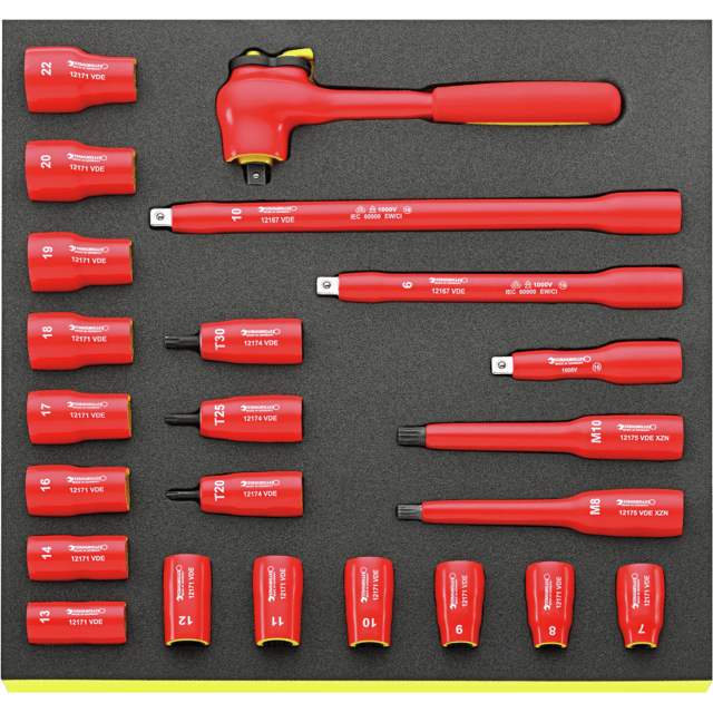 Stahlwille 96830041 - VDE 3/8" TCS 23-piece tool set
