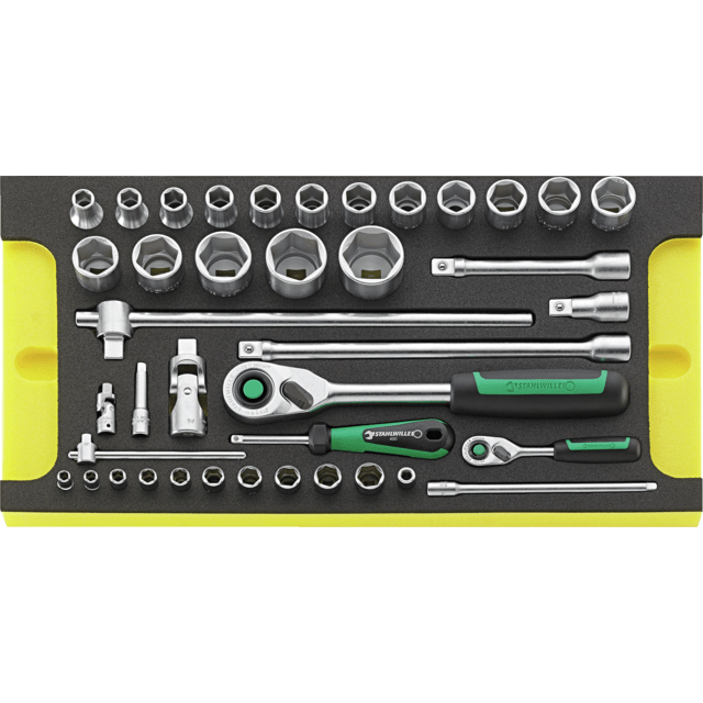 Stahlwille 96830117 - 1/4" 1/2" TCS 40 Piece Socket Set