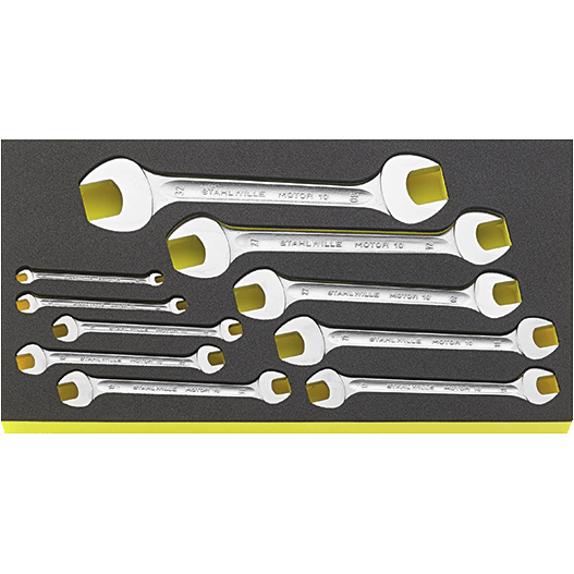 Stahlwille 96830120 - TCS 6-32 Double Open End Wrench Set 10 pcs