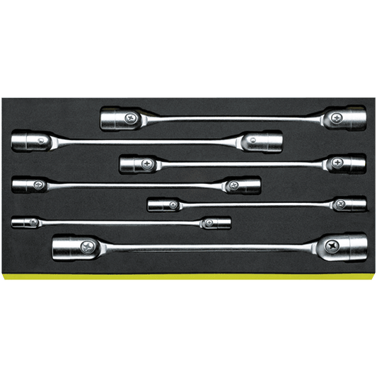 Stahlwille 96830195 - Juego de llaves TCS 8x9 - 20x22 7 piezas - Ferrotecnia
