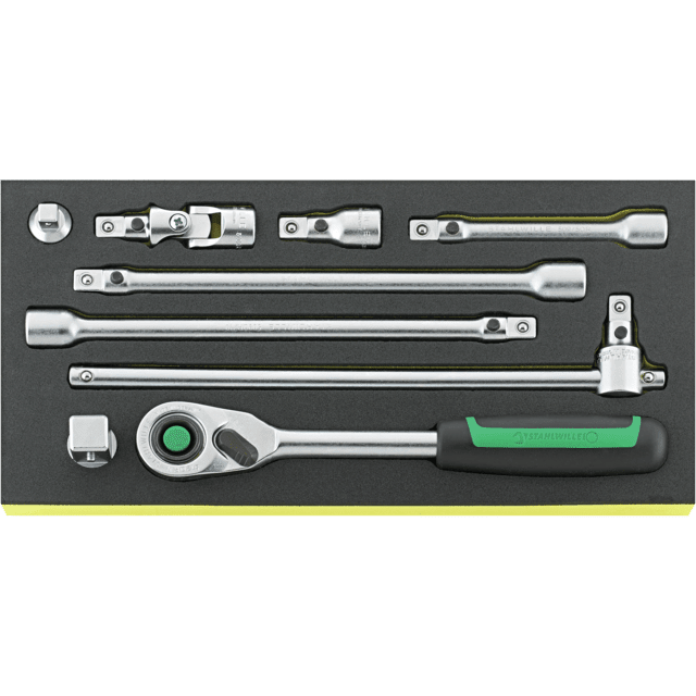 Stahlwille 96830363 - Juego de herramientas de accionamiento QuickRelease 1/2" TCS 9p - Ferrotecnia