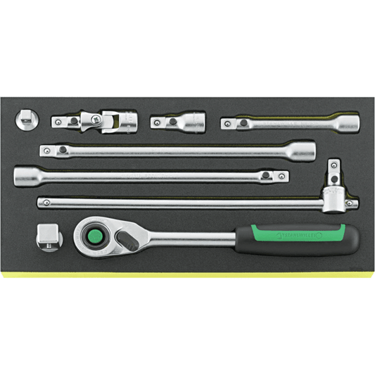 Stahlwille 96830363 - Juego de herramientas de accionamiento QuickRelease 1/2" TCS 9p - Ferrotecnia